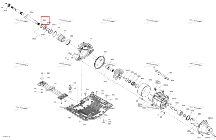 Шайба стопорная Sea-Doo RXP 325 X (2026) (271002276)
