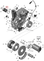 Шарикоподшипник с гофра в сборе включает no 39 41 Sea-Doo RXP 325 X (2026) (420832643)