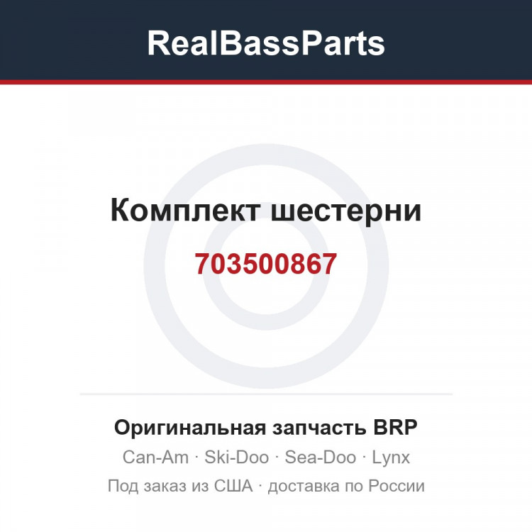 703500867 Комплект шестерни