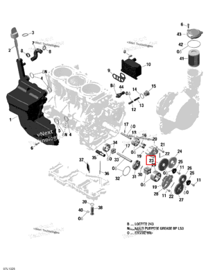 Idle шестерня 31 зубьев Ski-Doo 420835058