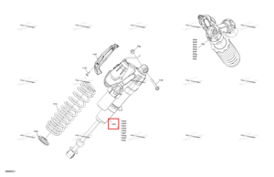 Левый передний амортизатор Included 1000 to 1000 j Ski-Doo 505075167