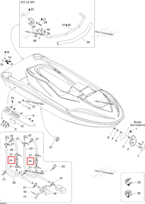 Обратный клапан Sea-Doo 276000093