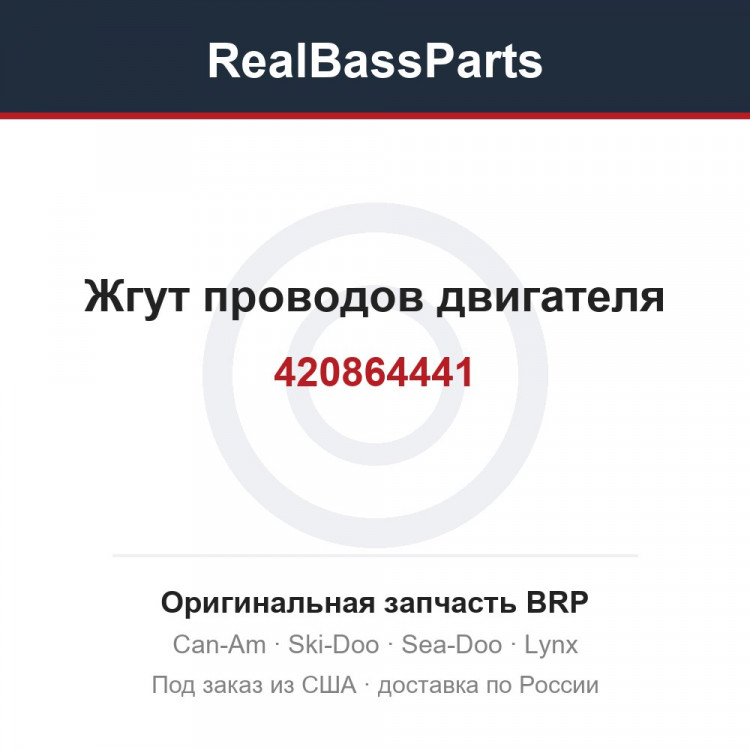 420864441 Жгут проводов двигателя
