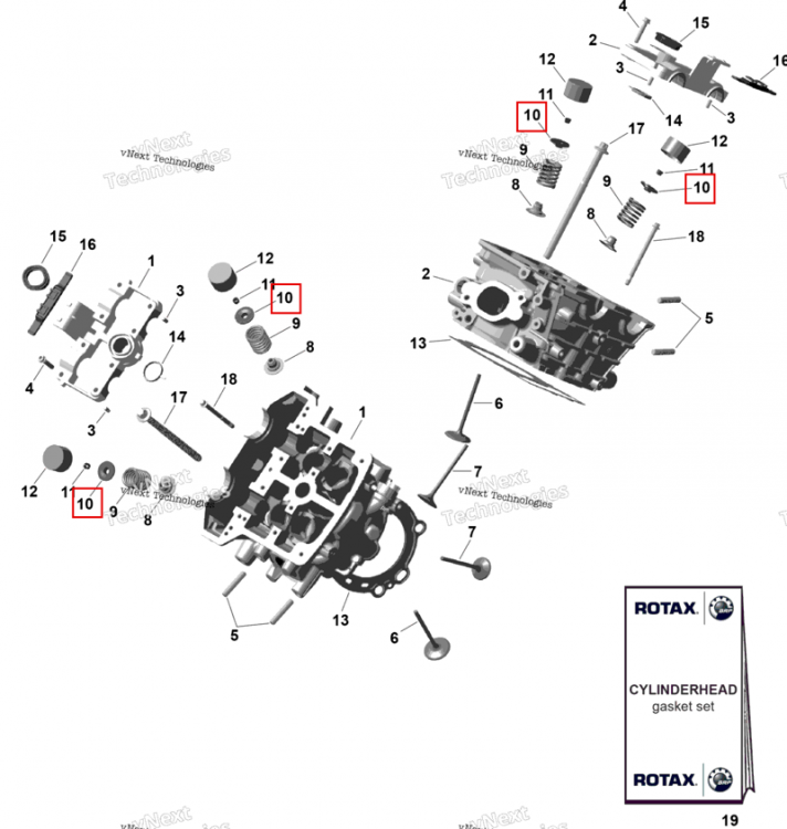 Пружина клапана фиксатор Can-Am Outlander 4x4 XT 1000R (2025) (420855191)