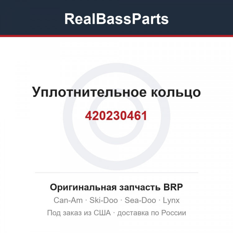 420230461 Уплотнительное кольцо