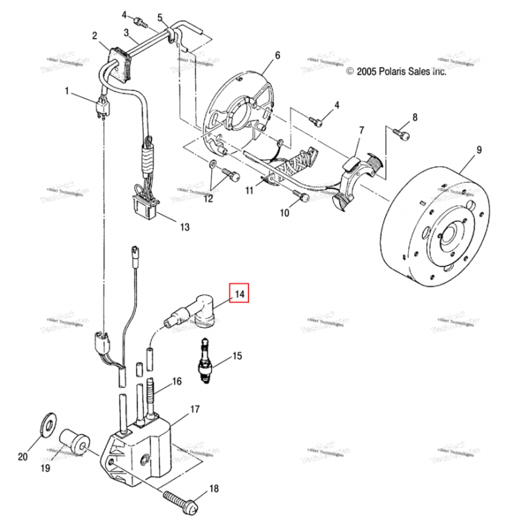 RESISTOR заглушка крышка Polaris Widetrak LX (2006) (4020129)