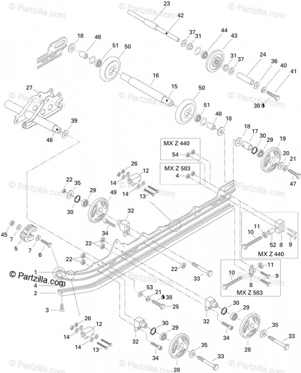 503167900 REAR AXLE