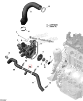 T фитинг Sea-Doo RXP (2016) (420822850)