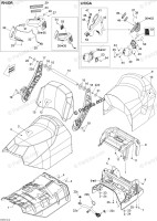 510005542 Ski-Doo GRAND TOURING SPORT 600 ACE (4-TEMPS) XP Seat