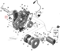 Масляный заглушка Sea-Doo RXT-X 300 (2023) (420460986)