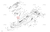 M6 гайка корпус включает 2285 to 2285 a Sea-Doo Spark 60 (2023) (269502497)