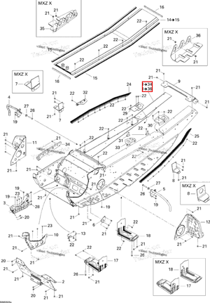 Рама / × Ski-Doo 415128921