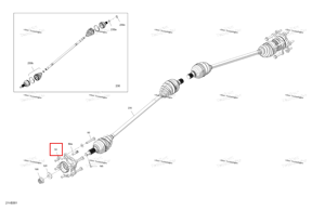 Задний ступица колеса в сборе a Can-Am 705503594