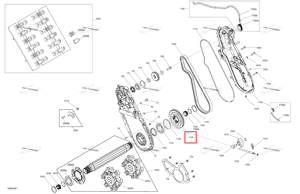 Звёздочка 51 зубьев Ski-Doo 504154824