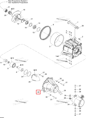 Venturi чёрный Sea-Doo 267000068