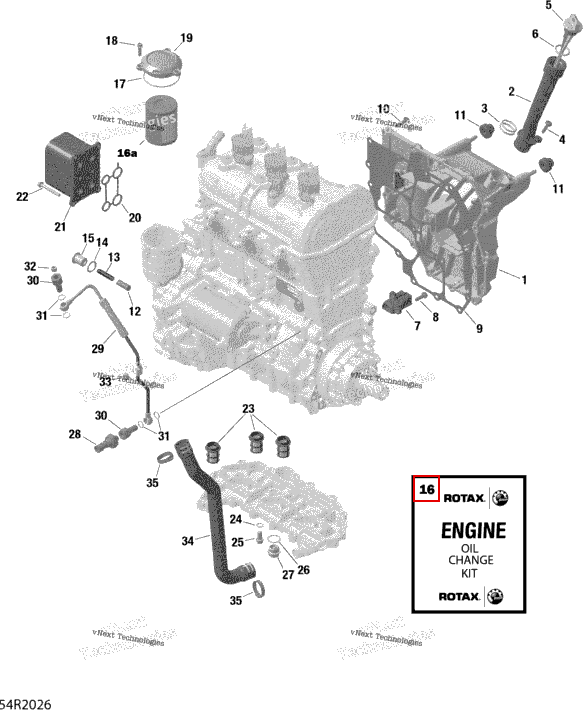 Can Am масляный Change комплект 10 W50 900 CC Can-Am Maverick Turbo XMR (2020) (9779261)