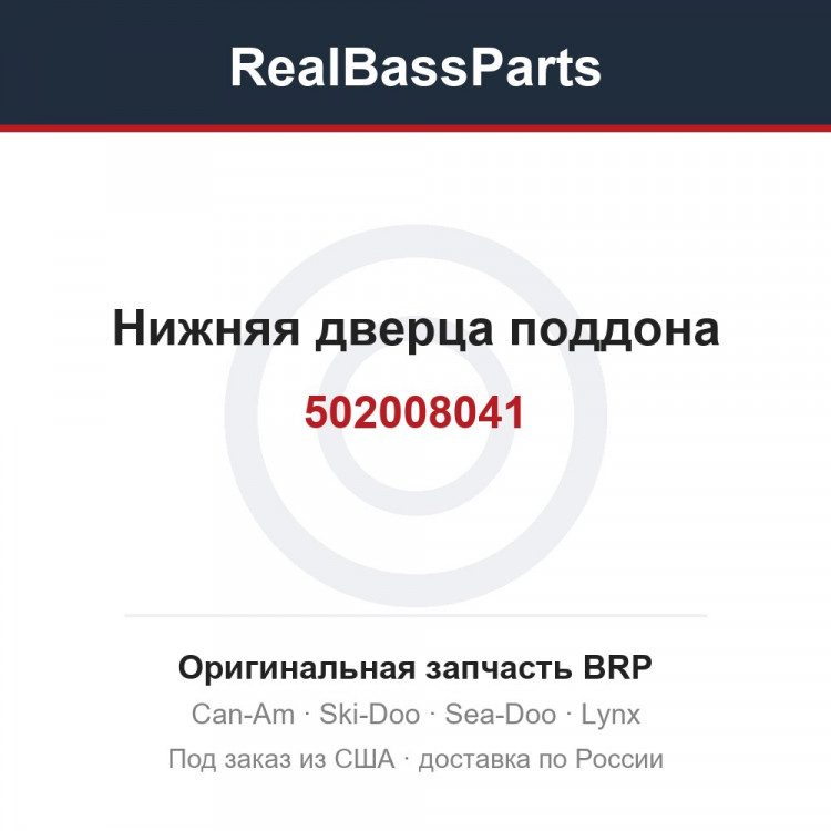 502008041 Нижняя дверца поддона