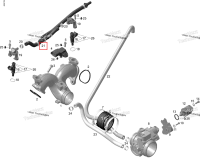 Топливный шланг Ski-Doo Expedition TUV V800 4-TEC (2009) (420874710)