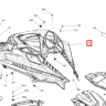 517307789 Капот 22 темно серый Ski-Doo
