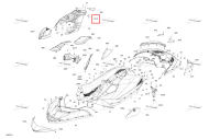 Manta зелёный крышка Sea-Doo Spark 60 (2023) (291005557)
