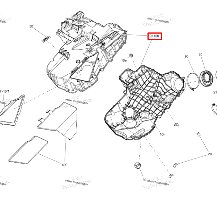 508000780 Корпус впускной Ski-Doo 600 TUNRA 508000699 