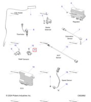 2416168 Датчик 2.5 BAR T MAP BOOST коробка LOCATION