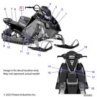 7202496 Наклейка бак POLARIS левый