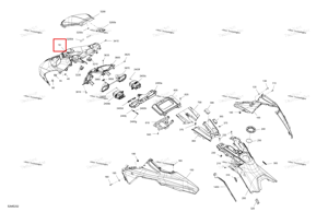 Flare жёлтый HG капот Ski-Doo 517309241