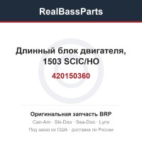420150360 Длинный блок двигателя, 1503 SCIC/HO