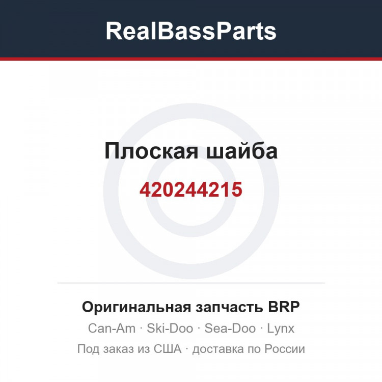 420244215 Плоская шайба