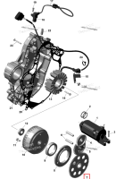 Free колесо шестерня 64 зубьев Can-Am Outlander 4x4 DPS 700 (2025) (420434236)