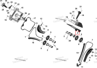 Распредвал 55/0 выпуск Can-Am Outlander 4x4 XT 1000R (2025) (420281652)