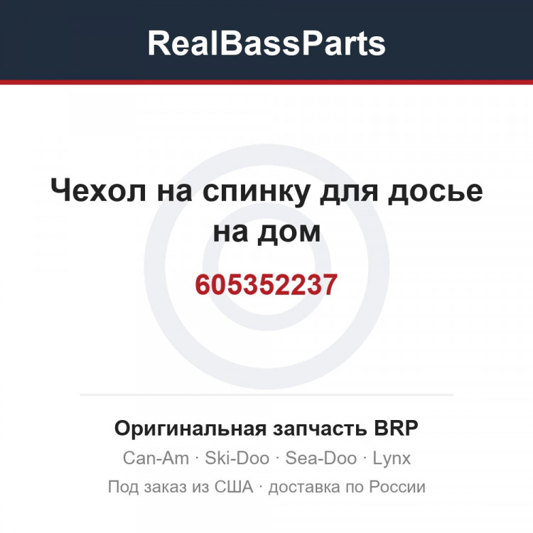 605352237 Чехол на спинку для досье на дом