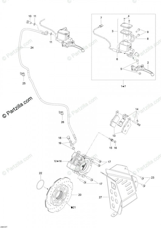 507032536 Шланг, стальная оплетка