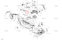 Левый Seperation панель Sea-Doo Spark 900 HO ACE Conv (2026) (269801277)