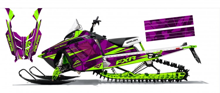 Наклейки для снегоходов Ski-Doo XM XP  Polaris RMK AXYS