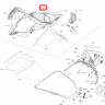 517306699 Панель боковая правая красная 19 G4 Ski-Doo 