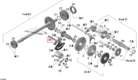 Переключения вал в сборе Can-Am Outlander 400 XT (2008) (420620135)