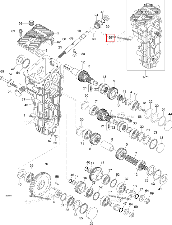 Transmetteur Sender Backup Ski-Doo Expedition TUV V800 4-TEC (2009) (M654100225)