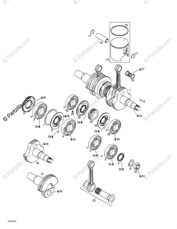 420832601 Roulement bille*ball bearing, Bombardier.,