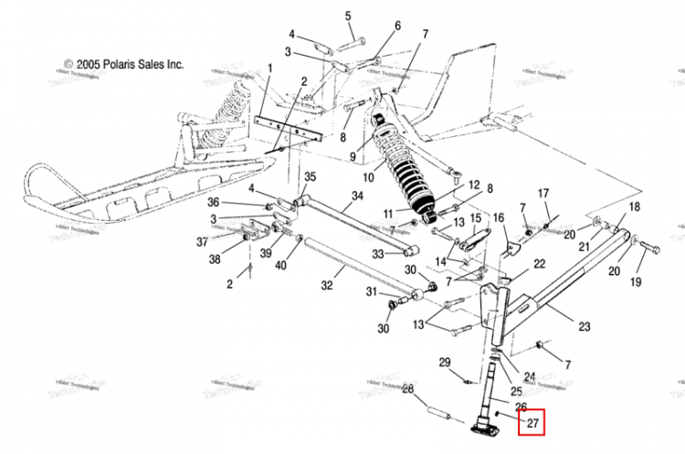 Фитинг LUBE W / шариковый CK 10 Polaris Widetrak LX (2006) (7080306)