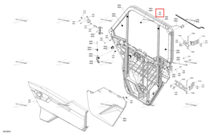 Левый передний Rigid дверь в сборе v Can-Am 705800982