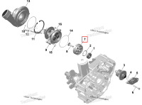 Hollow колесо 91 зубьев Sea-Doo RXP 325 X (2026) (420940826)