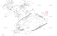 Задний Plat Form Carpet Sea-Doo RXT-X 300 (2023) (291005077)