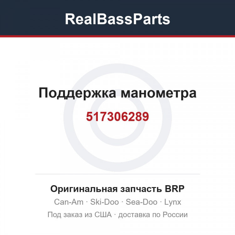 517306289 Поддержка манометра
