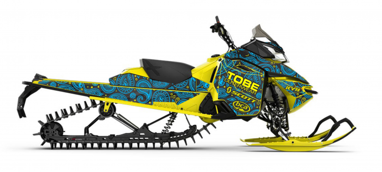 Наклейки для снегоходов Ski-Doo XM XP  Polaris RMK AXYS
