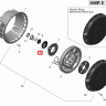 420852640 Замок собачки стартера Ski-Doo PAWL LOCK 420852308 420852307													