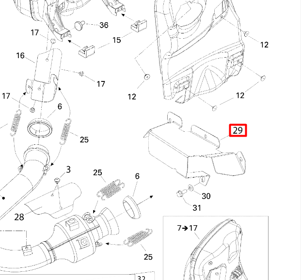 512060675 Тепловой экран Ski-Doo (Снято с производства)