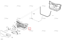 Левый передняя дверь в сборе Can-Am Maverick Sport 1000R XRC (2022) (715007883)