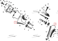 Распредвал цепь Can-Am Outlander 4x4 XT 1000R (2025) (420297085)
